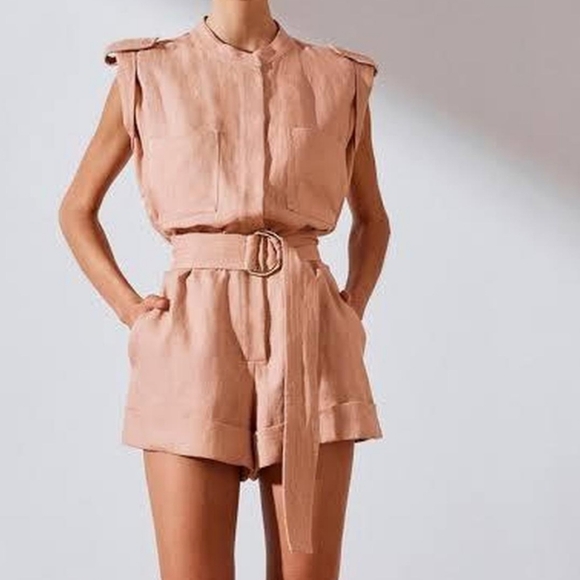 Shona Joy Pants - Shona Joy  Linen Jumpsuit